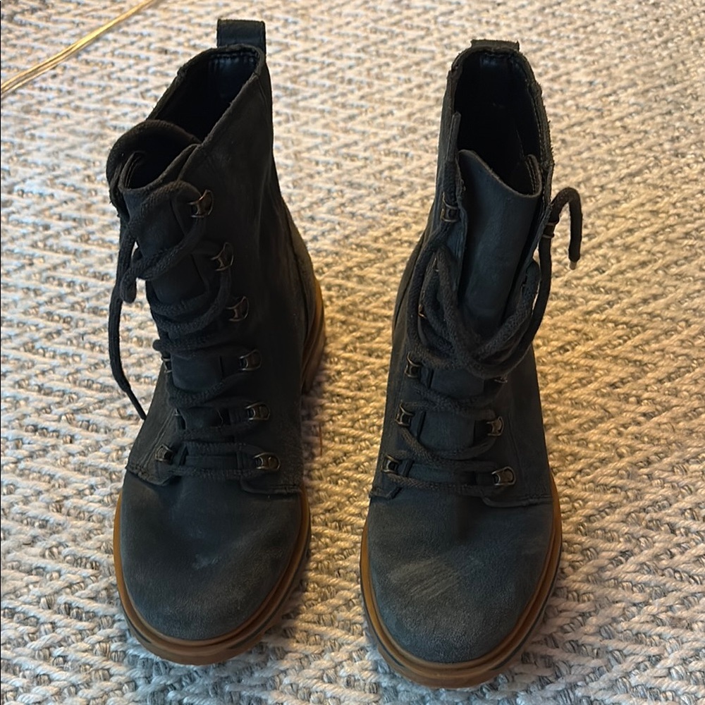 Sorel Dark Gray Combat Boots